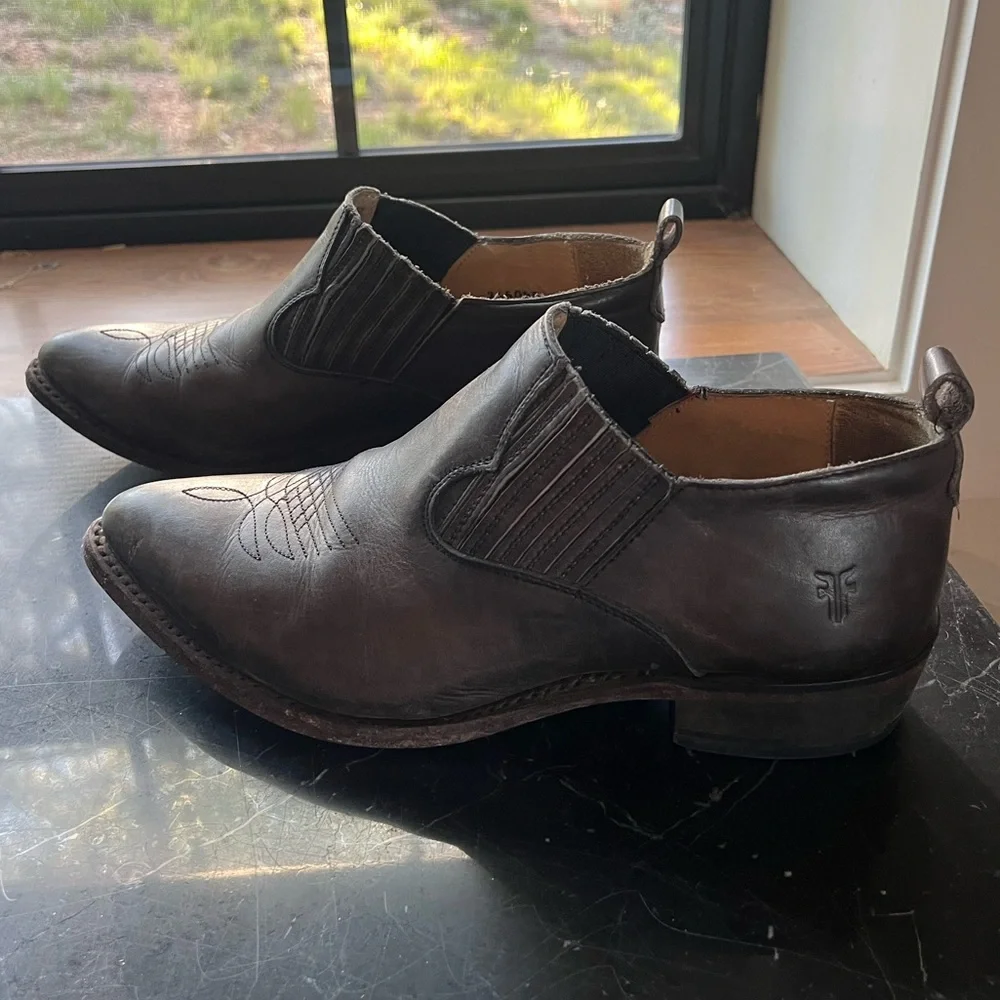 Frye Billie Shootie western leather shoe boots - Picture 5 of 9